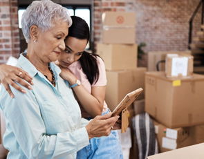 Helping a senior re-locate